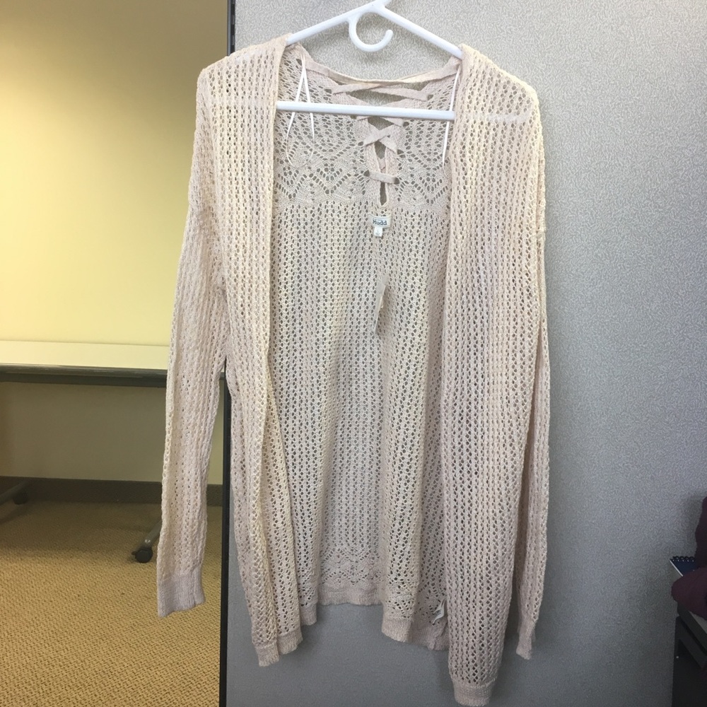 Mudd | Back Lace Up Cardigan | NWT